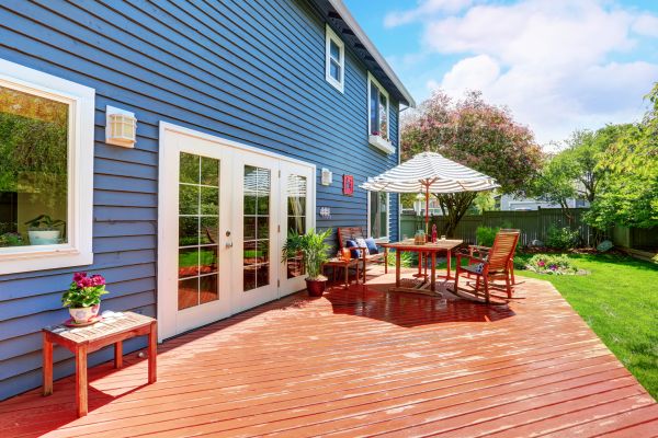 Blue Siding Installation in Vista